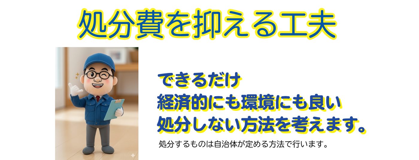 処分費を抑える工夫
